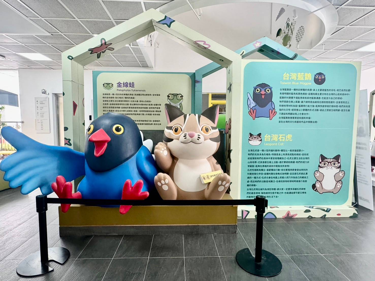 展覽展出多種臺灣特有種動物模型及介紹.jpg